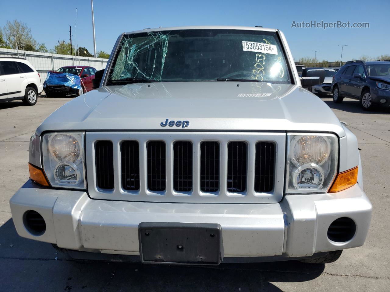 2006 Jeep Commander  Silver vin: 1J8HG48K86C233930