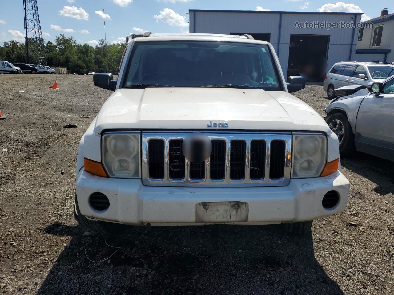 2006 Jeep Commander  White vin: 1J8HG48K86C305287