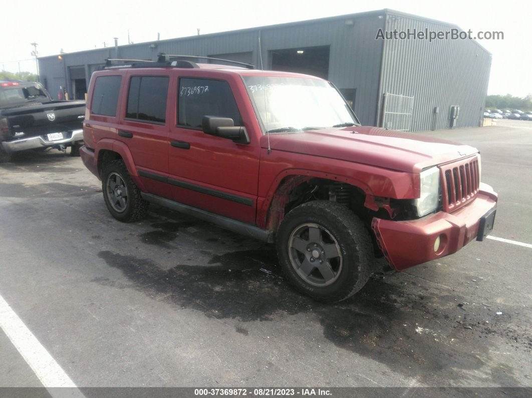 2006 Jeep Commander   Maroon vin: 1J8HG48K96C207014