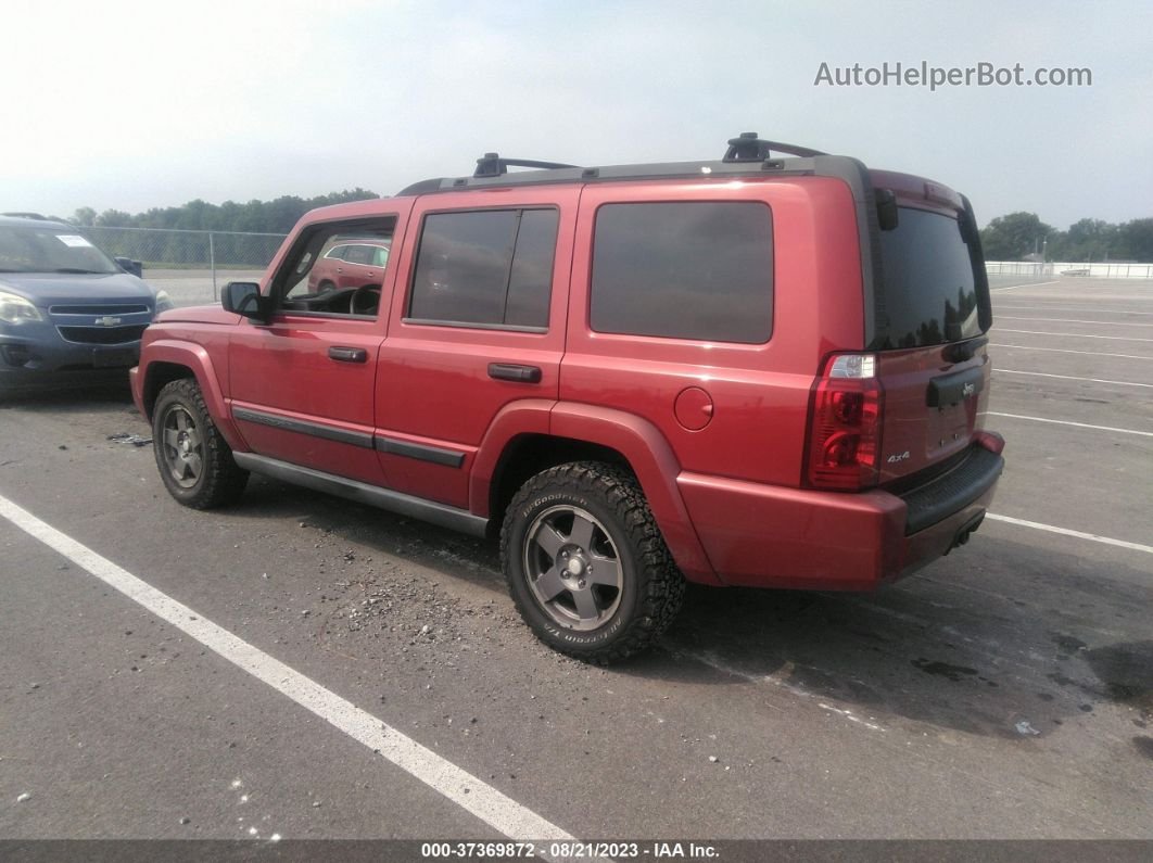 2006 Jeep Commander   Maroon vin: 1J8HG48K96C207014