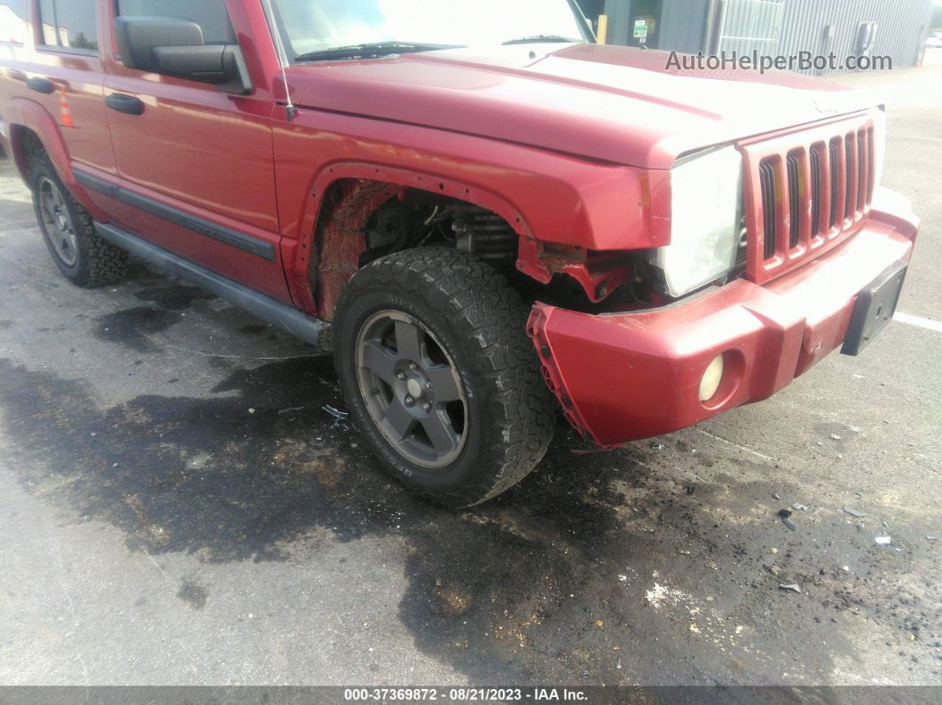 2006 Jeep Commander   Maroon vin: 1J8HG48K96C207014