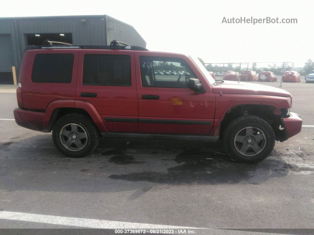 2006 Jeep Commander   Maroon vin: 1J8HG48K96C207014