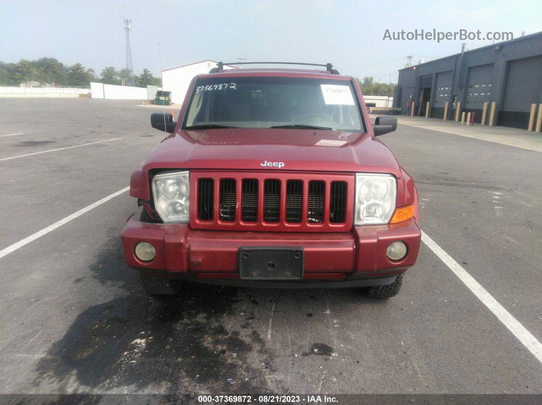 2006 Jeep Commander   Maroon vin: 1J8HG48K96C207014