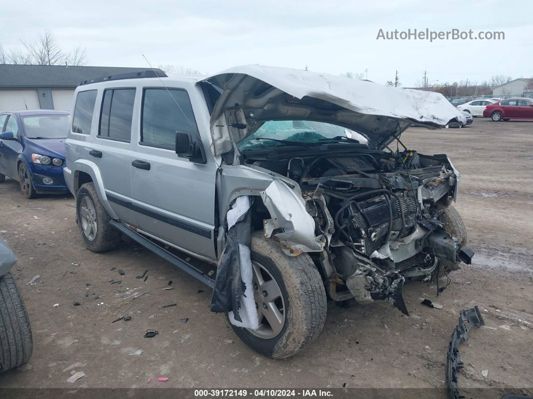 2006 Jeep Commander   Silver vin: 1J8HG48K96C244175