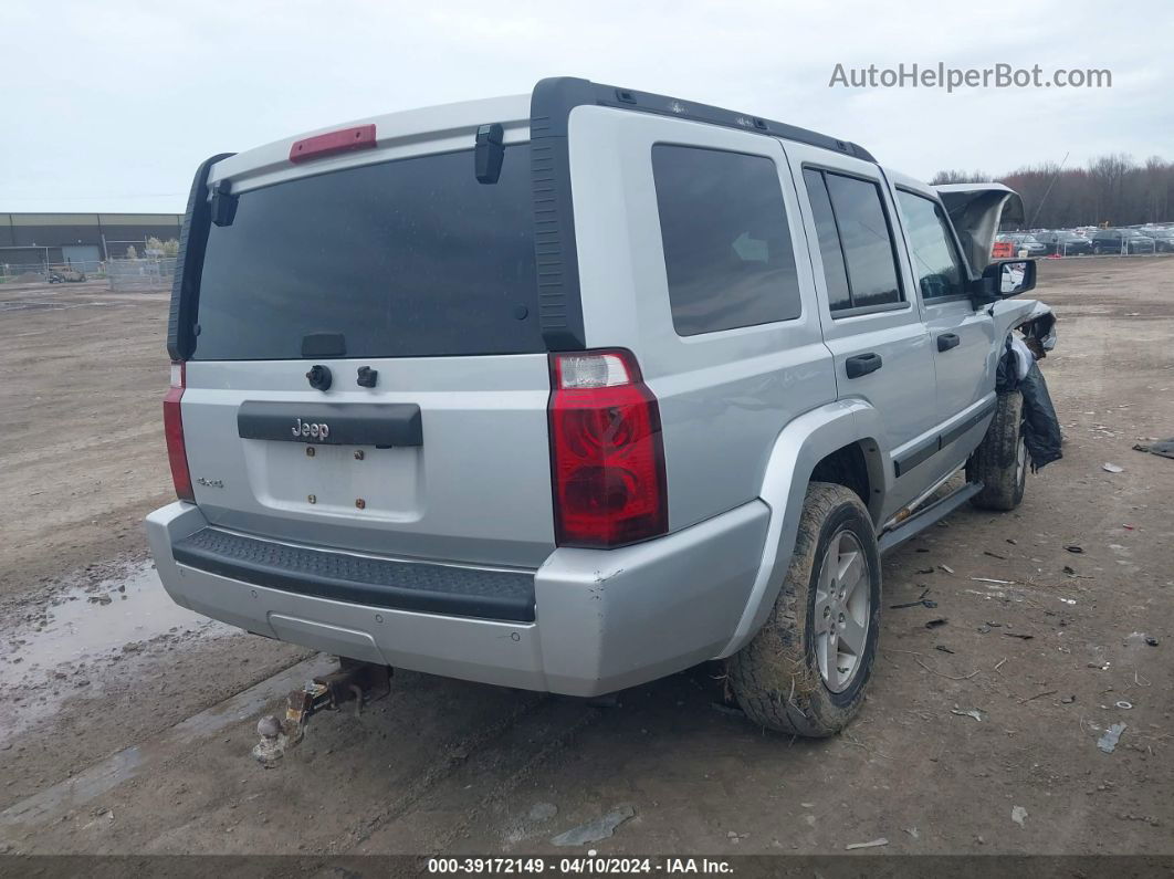 2006 Jeep Commander   Silver vin: 1J8HG48K96C244175