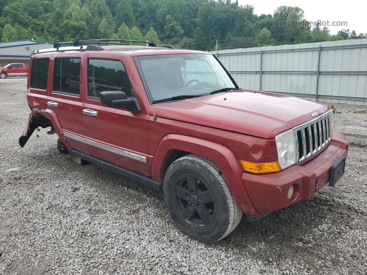 2006 Jeep Commander  Red vin: 1J8HG48K96C272431