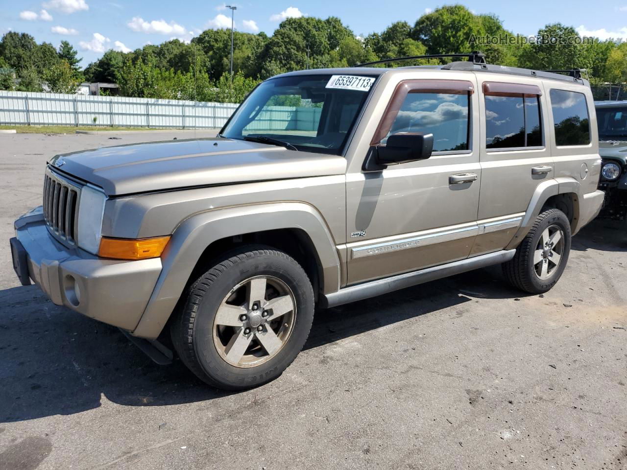 2006 Jeep Commander  Золотой vin: 1J8HG48K96C273787