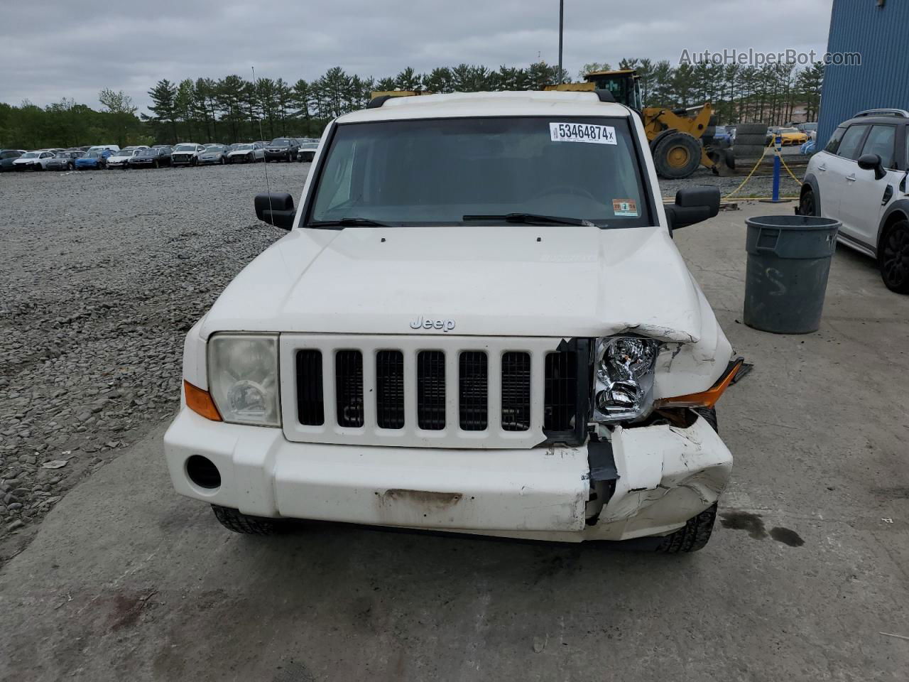 2006 Jeep Commander  White vin: 1J8HG48K96C305251