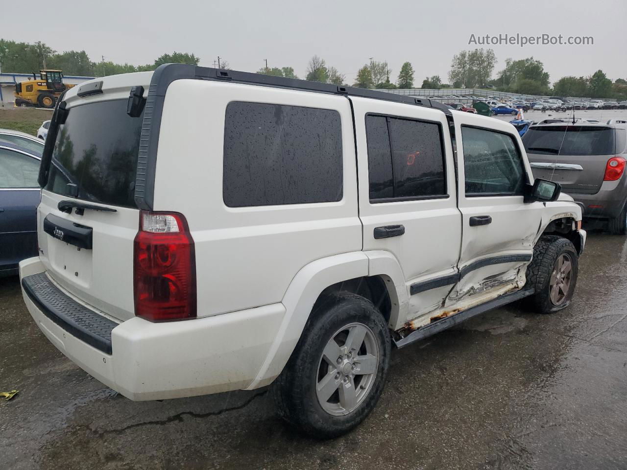 2006 Jeep Commander  White vin: 1J8HG48K96C316475