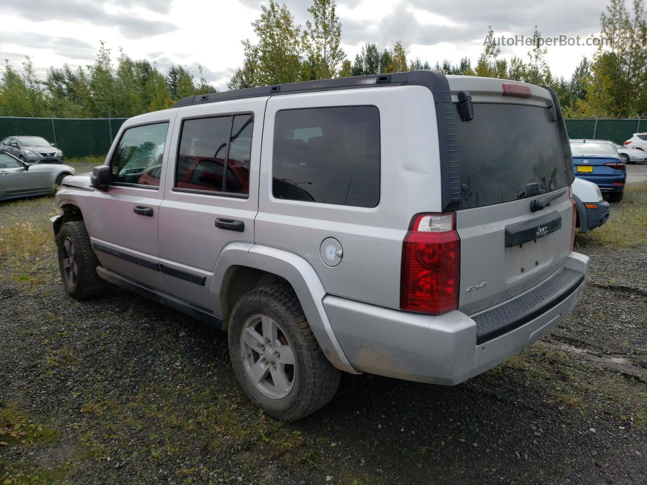 2006 Jeep Commander Silver vin: 1J8HG48K96C346401