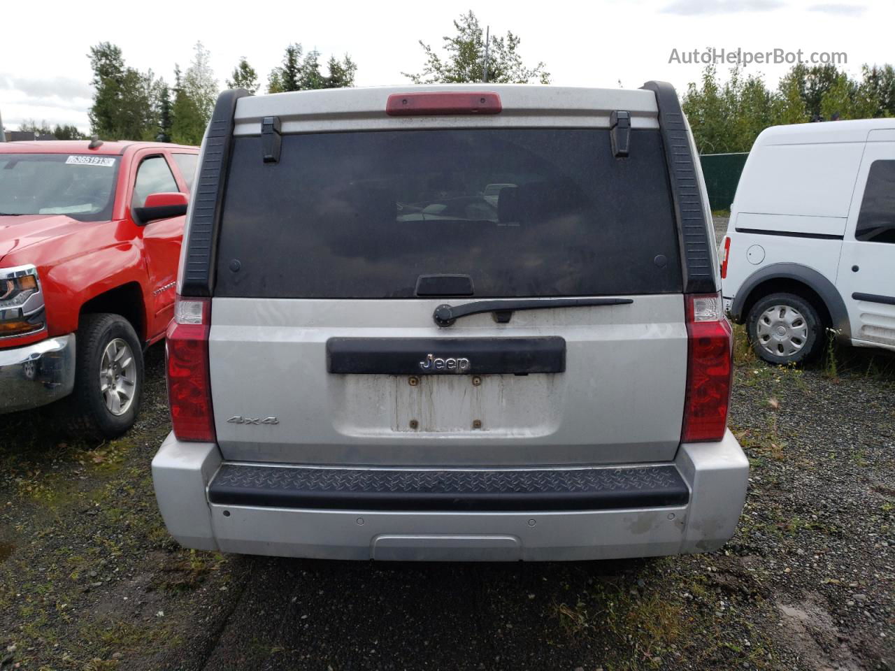 2006 Jeep Commander Серебряный vin: 1J8HG48K96C346401