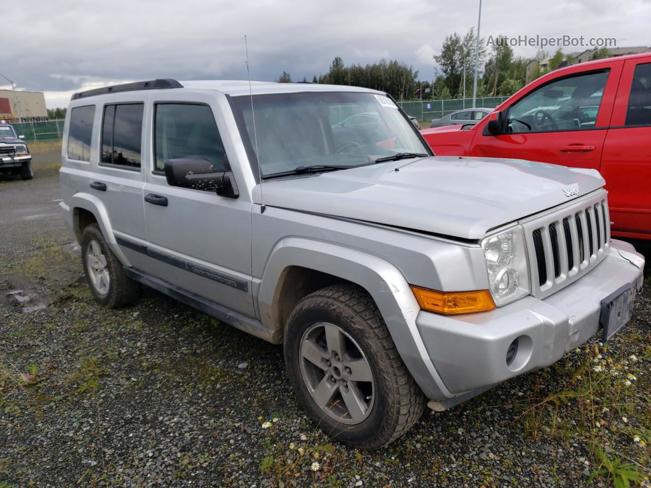 2006 Jeep Commander Silver vin: 1J8HG48K96C346401