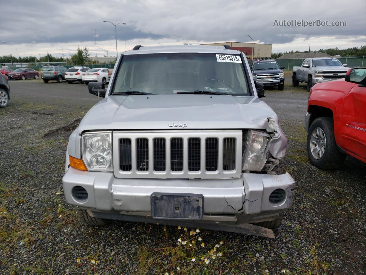 2006 Jeep Commander Серебряный vin: 1J8HG48K96C346401