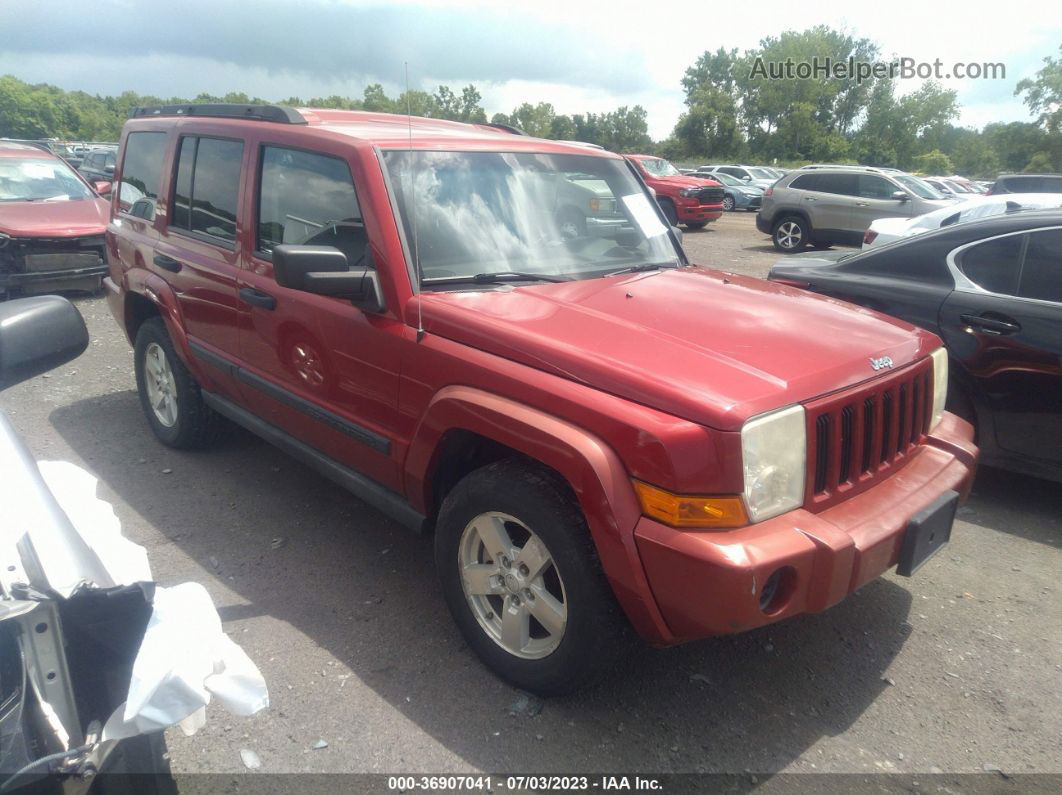 2006 Jeep Commander   Красный vin: 1J8HG48KX6C203960