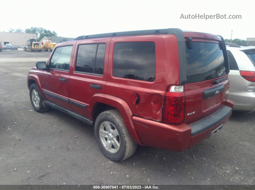 2006 Jeep Commander   Red vin: 1J8HG48KX6C203960