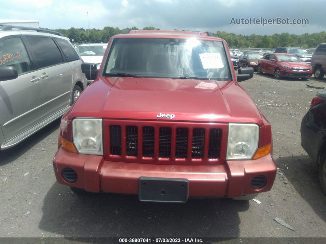 2006 Jeep Commander   Red vin: 1J8HG48KX6C203960