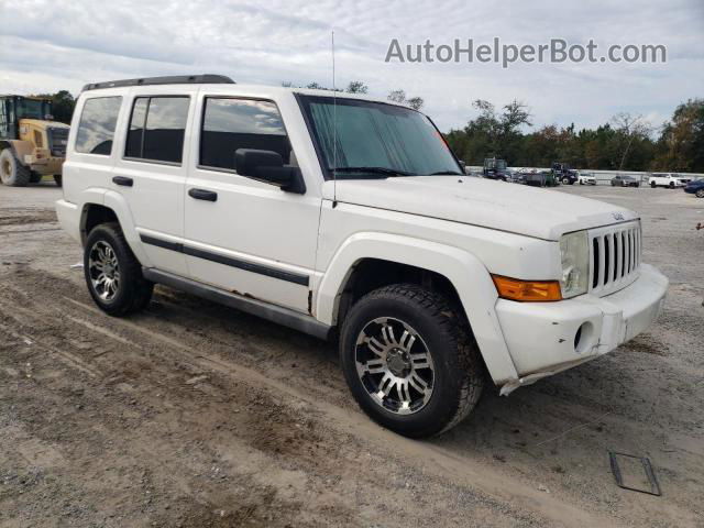 2006 Jeep Commander  White vin: 1J8HG48KX6C233900