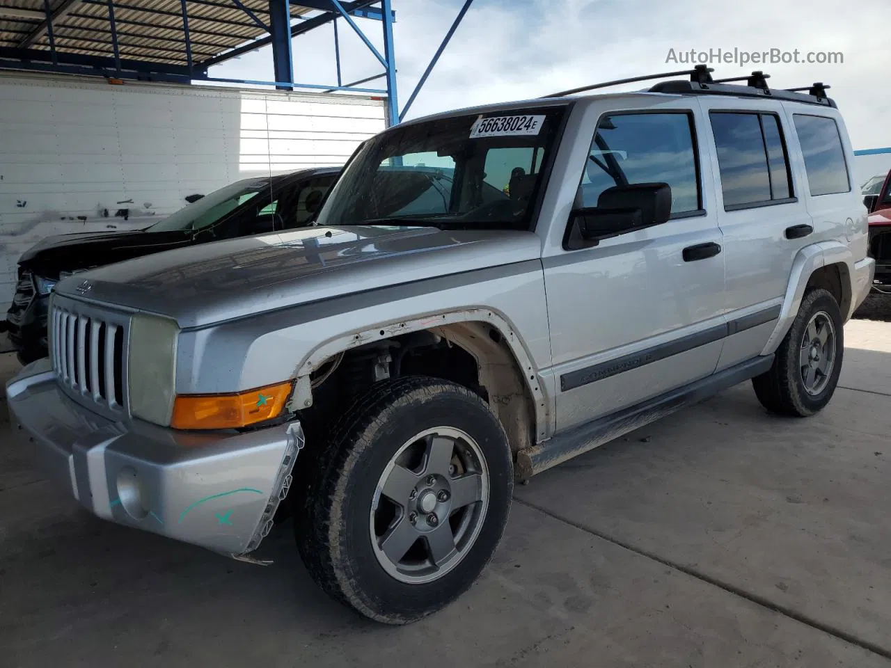 2006 Jeep Commander  Gray vin: 1J8HG48KX6C245979