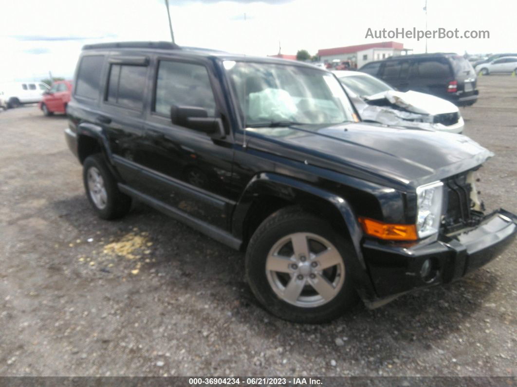 2006 Jeep Commander Black vin: 1J8HG48KX6C348836