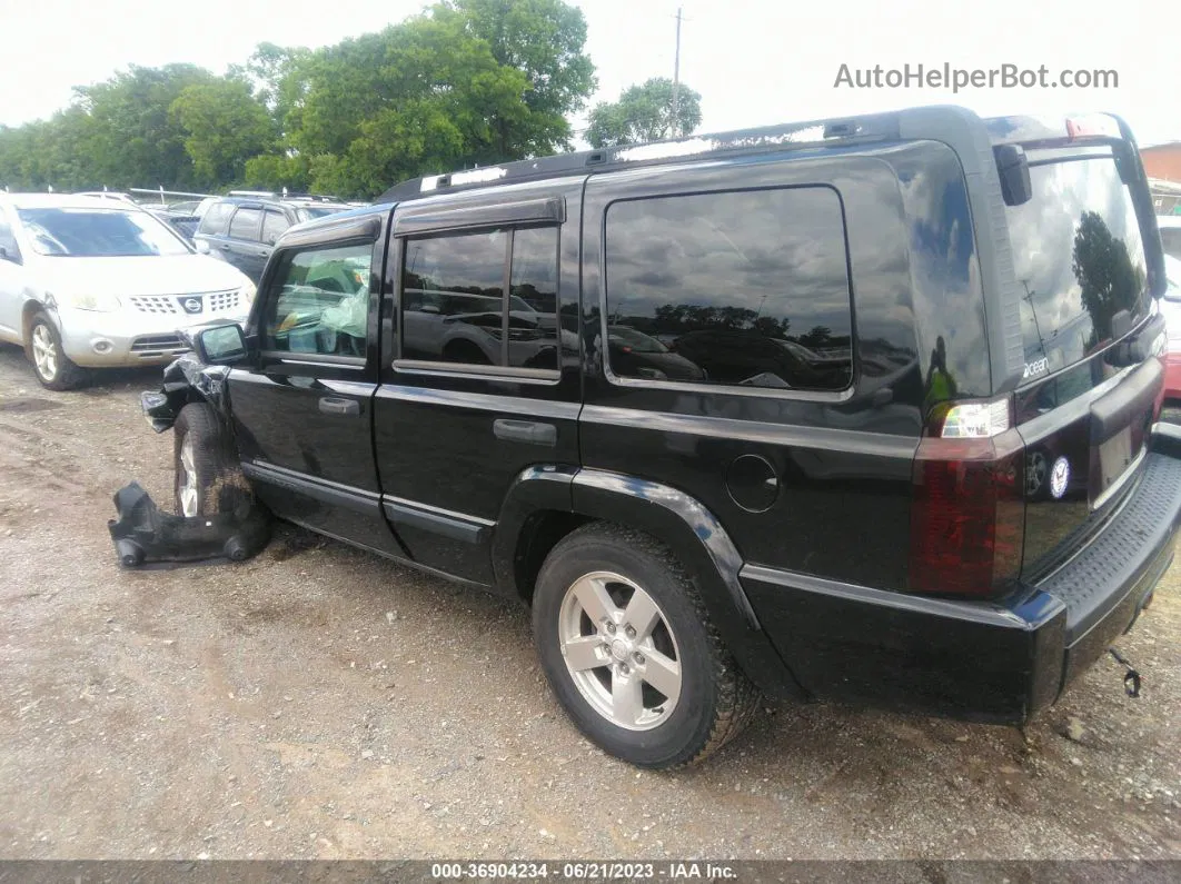 2006 Jeep Commander Black vin: 1J8HG48KX6C348836