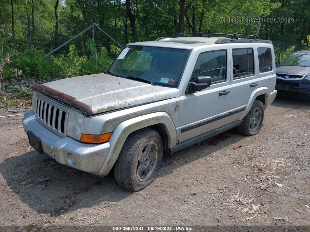 2006 Jeep Commander   Silver vin: 1J8HG48N16C144985