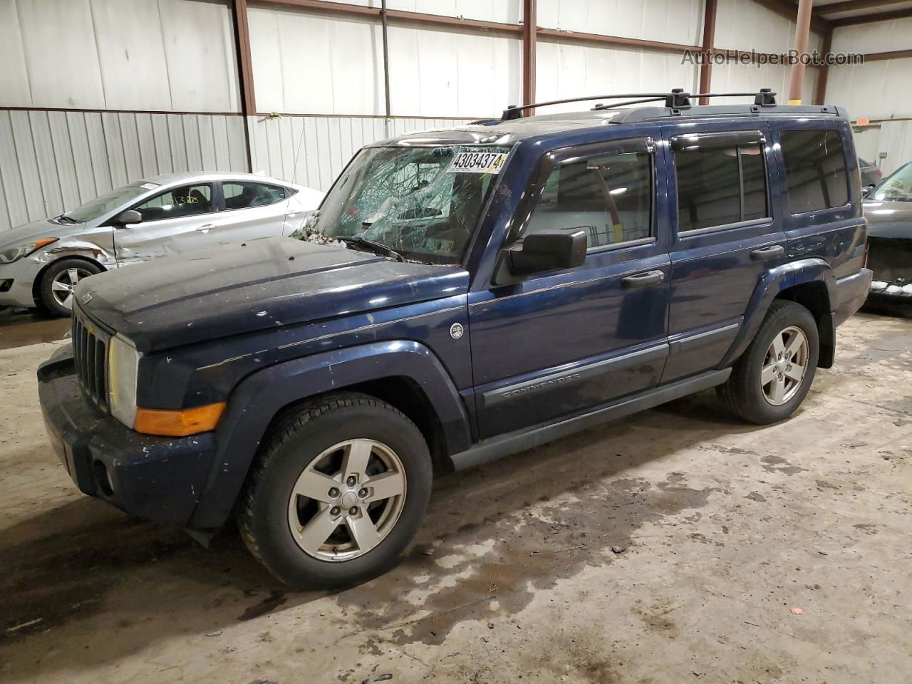 2006 Jeep Commander  Синий vin: 1J8HG48N16C151726