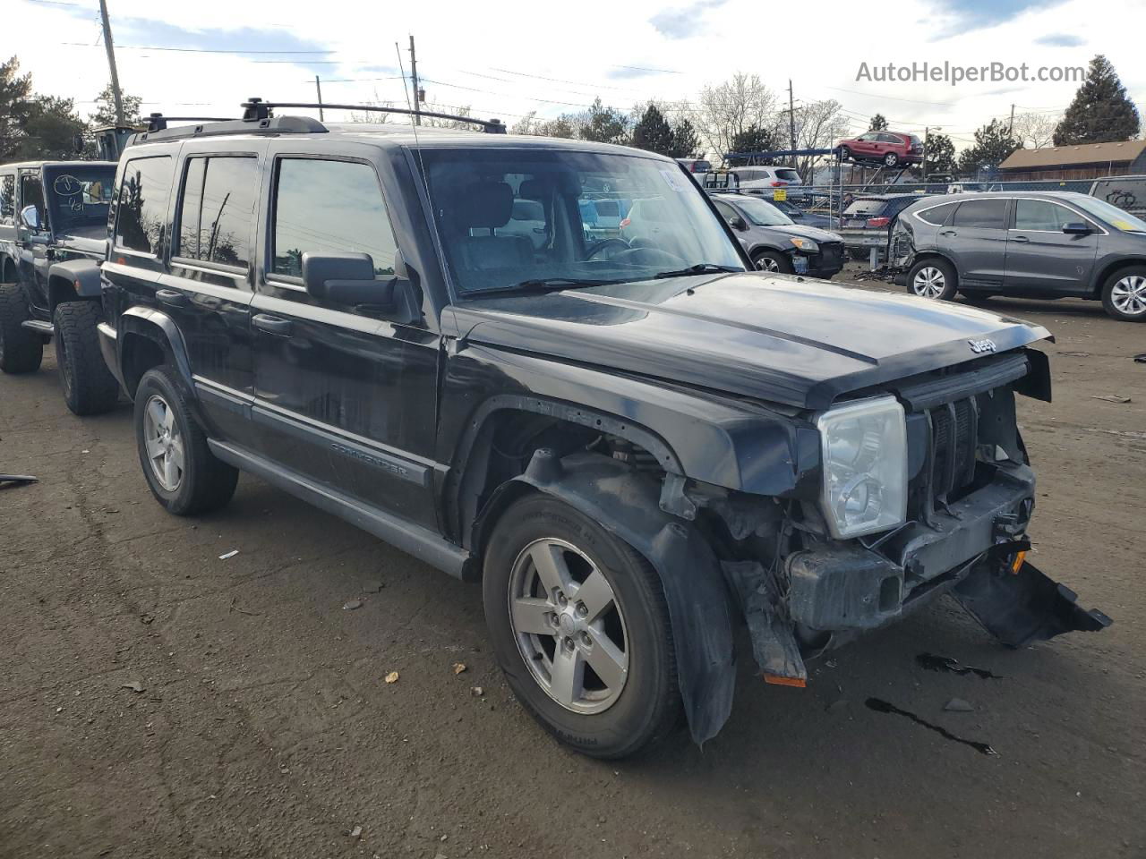 2006 Jeep Commander  Черный vin: 1J8HG48N16C189067