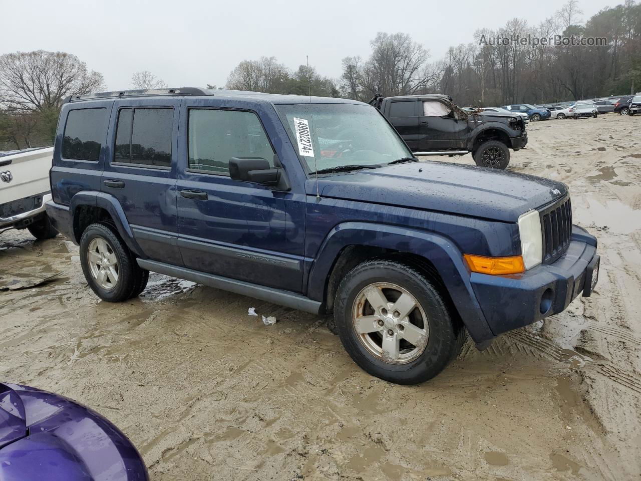 2006 Jeep Commander  Синий vin: 1J8HG48N16C274832