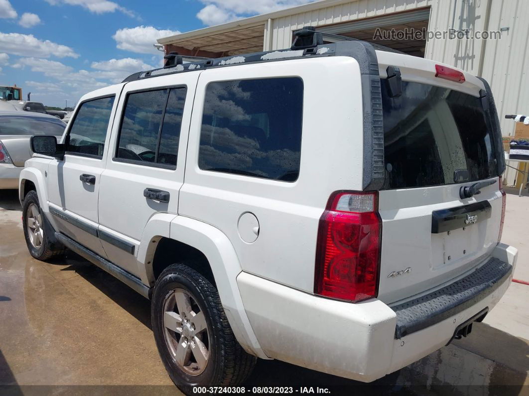 2006 Jeep Commander   White vin: 1J8HG48N16C346449