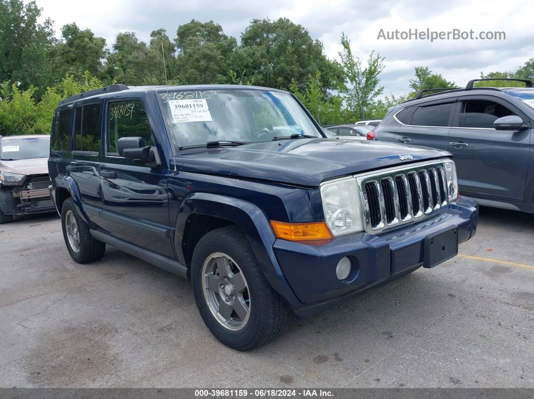 2006 Jeep Commander   Dark Blue vin: 1J8HG48N36C230864