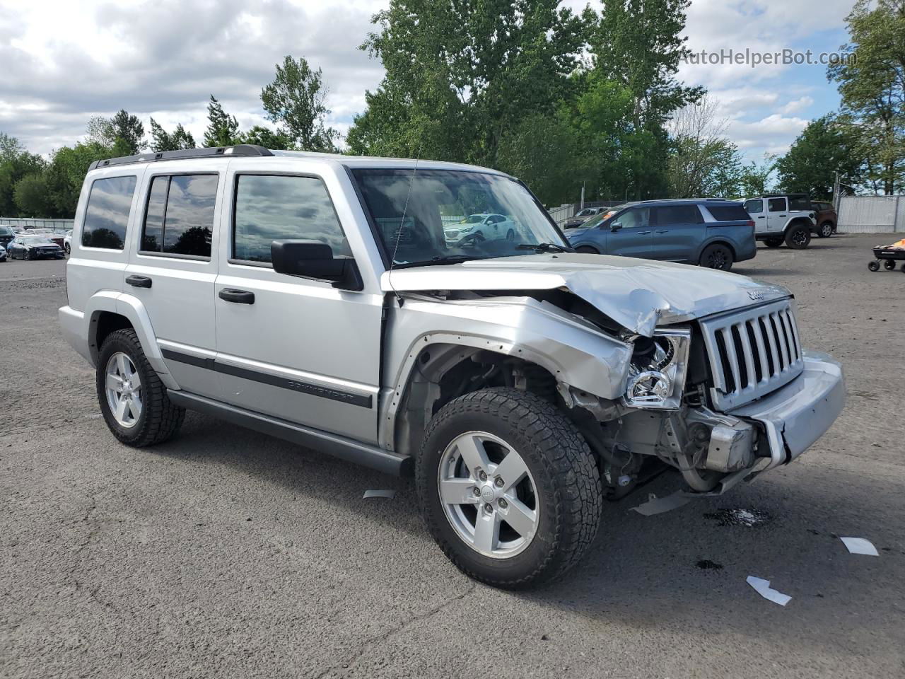 2006 Jeep Commander  Gray vin: 1J8HG48N36C322847