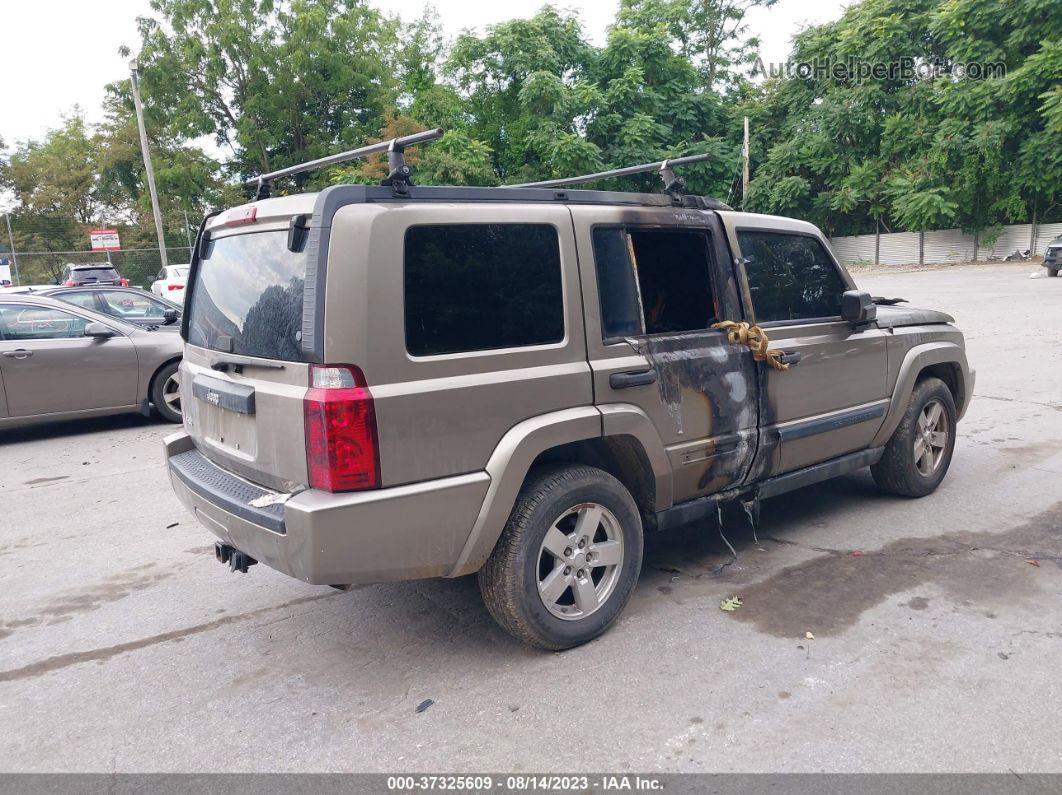 2006 Jeep Commander   Tan vin: 1J8HG48N56C104375