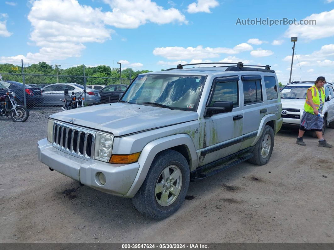 2006 Jeep Commander   Silver vin: 1J8HG48N56C105249