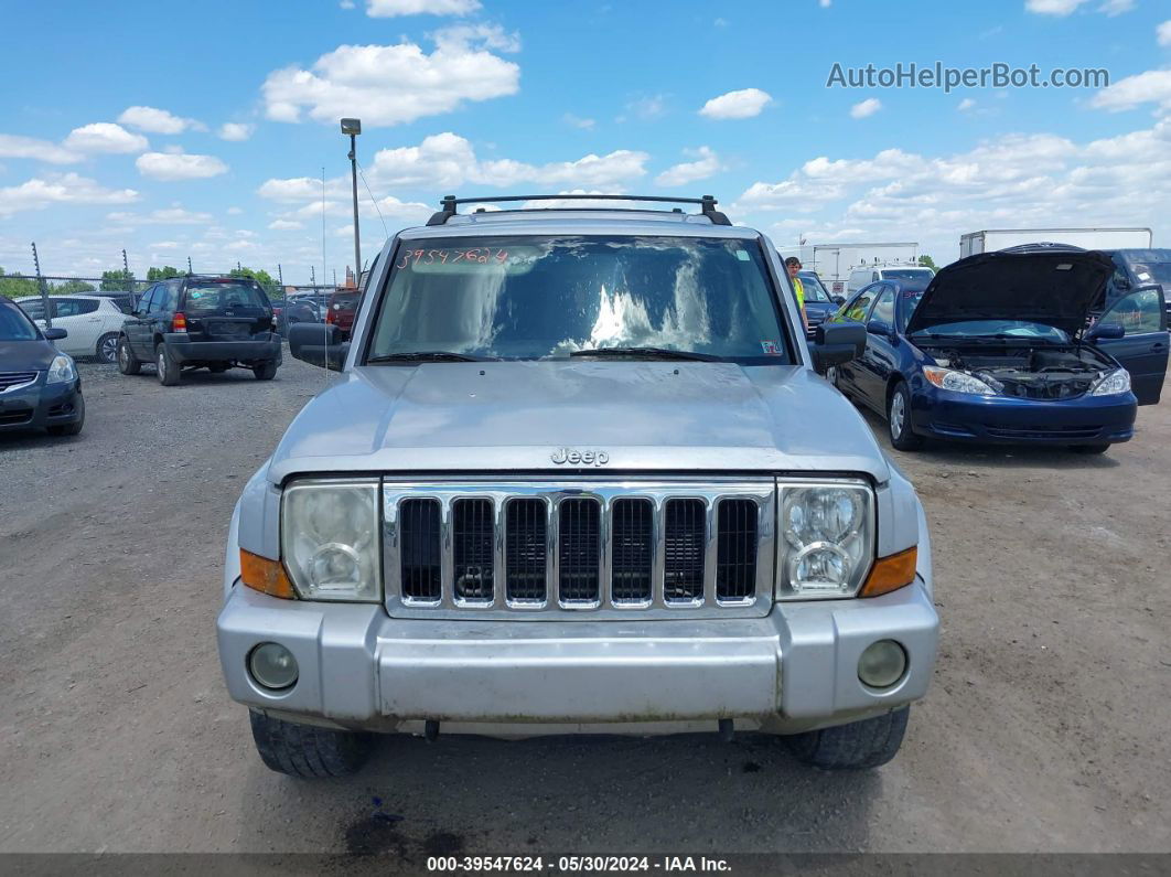 2006 Jeep Commander   Silver vin: 1J8HG48N56C105249