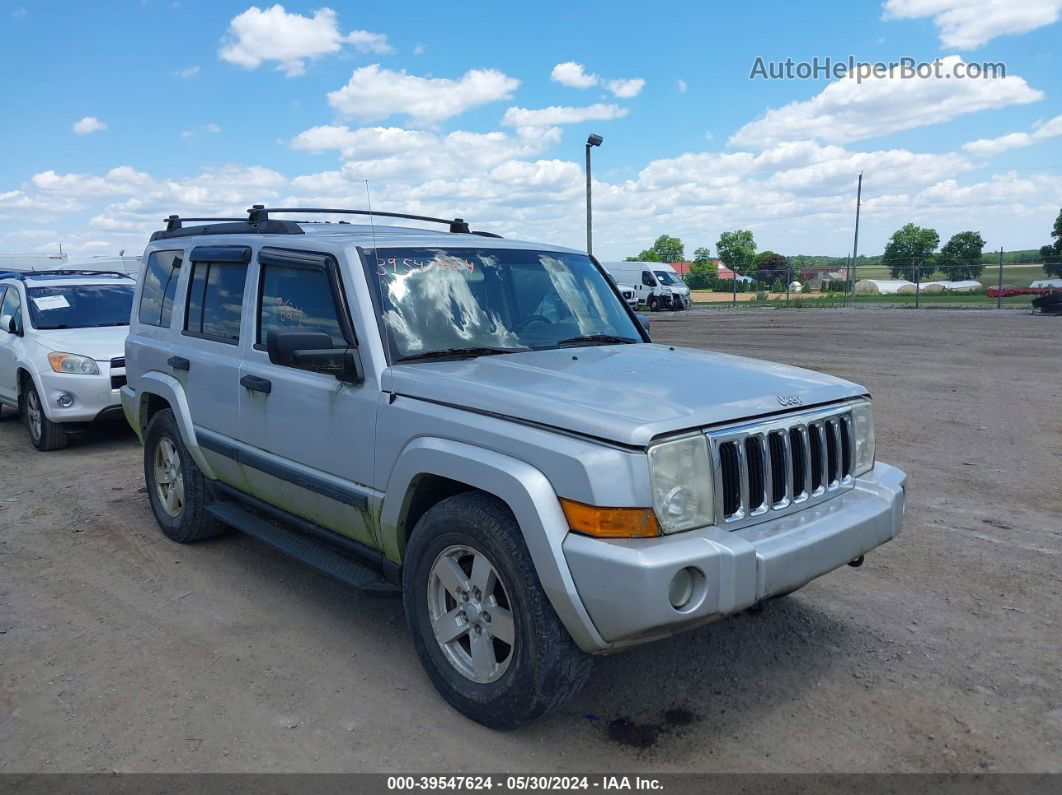 2006 Jeep Commander   Silver vin: 1J8HG48N56C105249