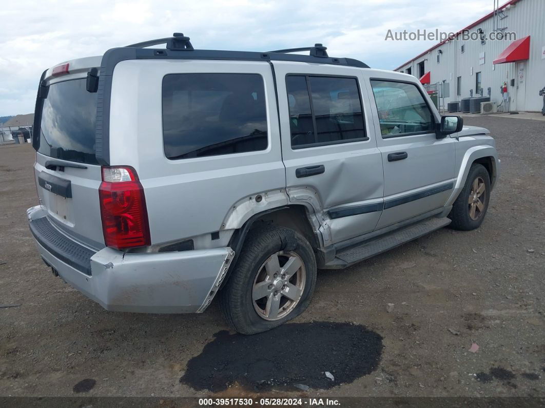 2006 Jeep Commander   Silver vin: 1J8HG48N56C143726