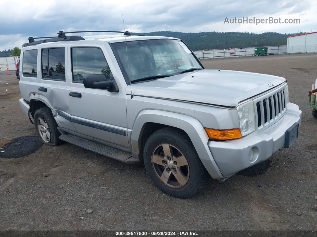 2006 Jeep Commander   Silver vin: 1J8HG48N56C143726