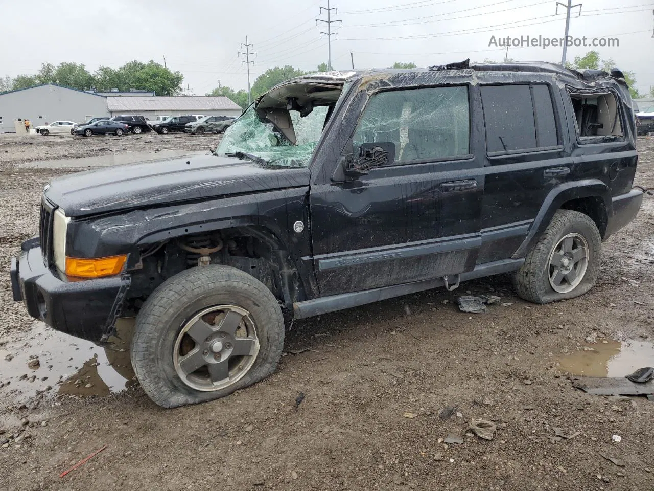 2006 Jeep Commander  Black vin: 1J8HG48N56C188715