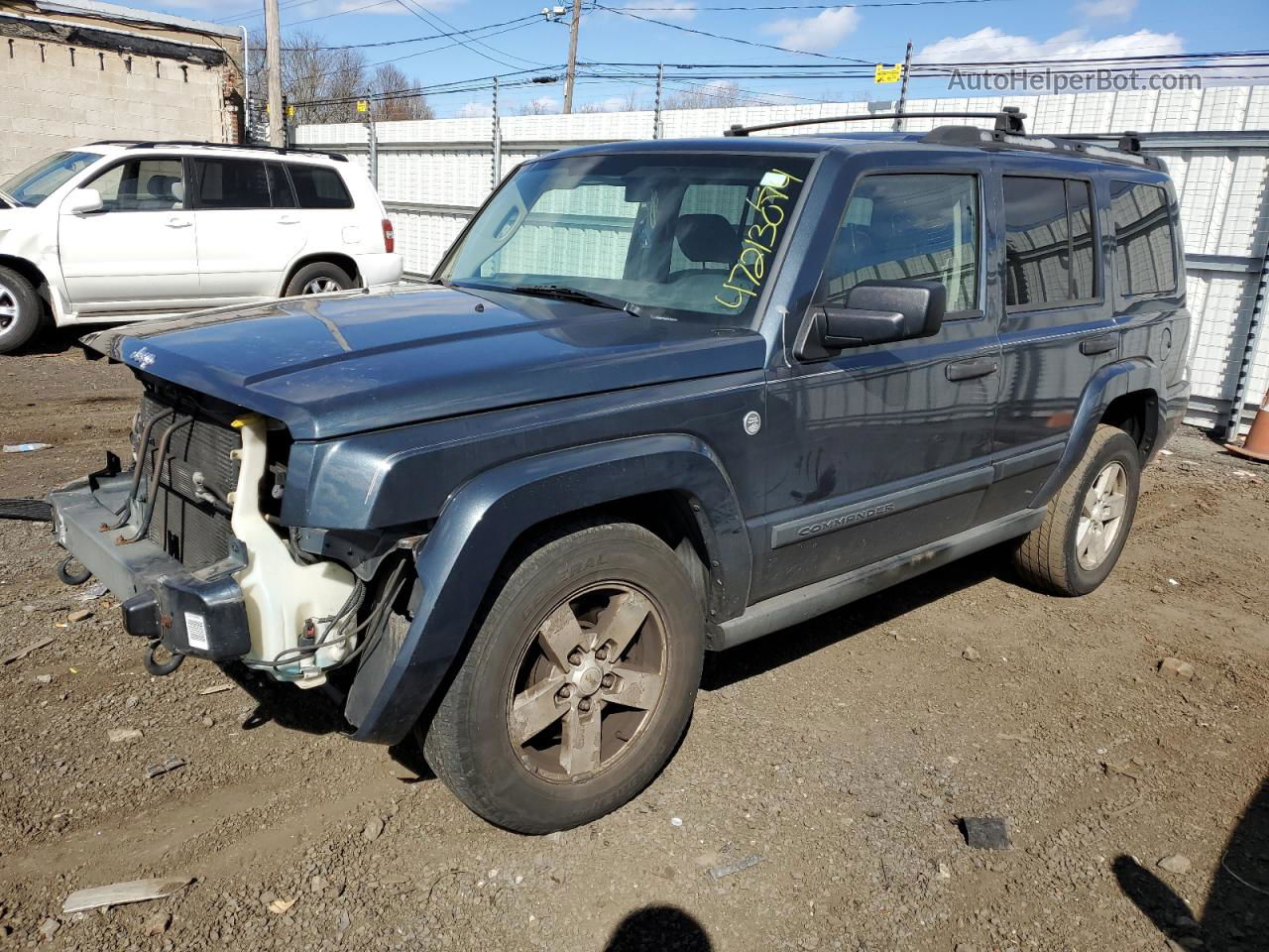 2006 Jeep Commander  Blue vin: 1J8HG48N66C346351