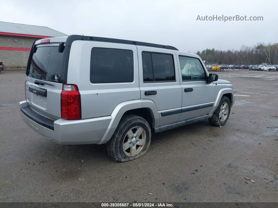 2006 Jeep Commander   Silver vin: 1J8HG48N76C149592