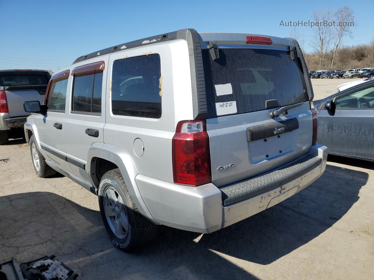 2006 Jeep Commander  Silver vin: 1J8HG48N76C275256