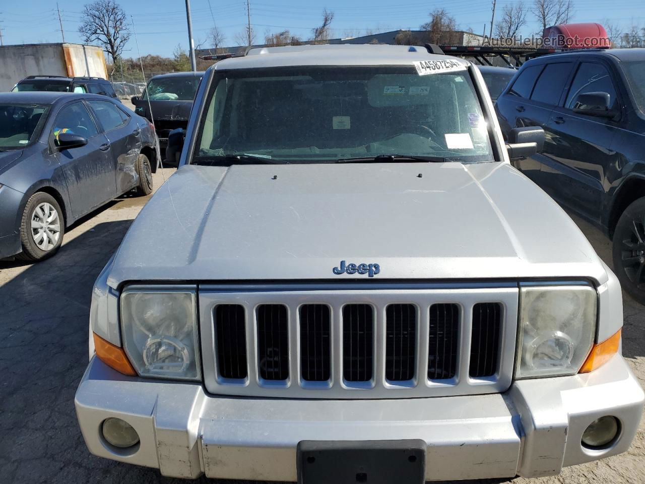 2006 Jeep Commander  Silver vin: 1J8HG48N76C275256