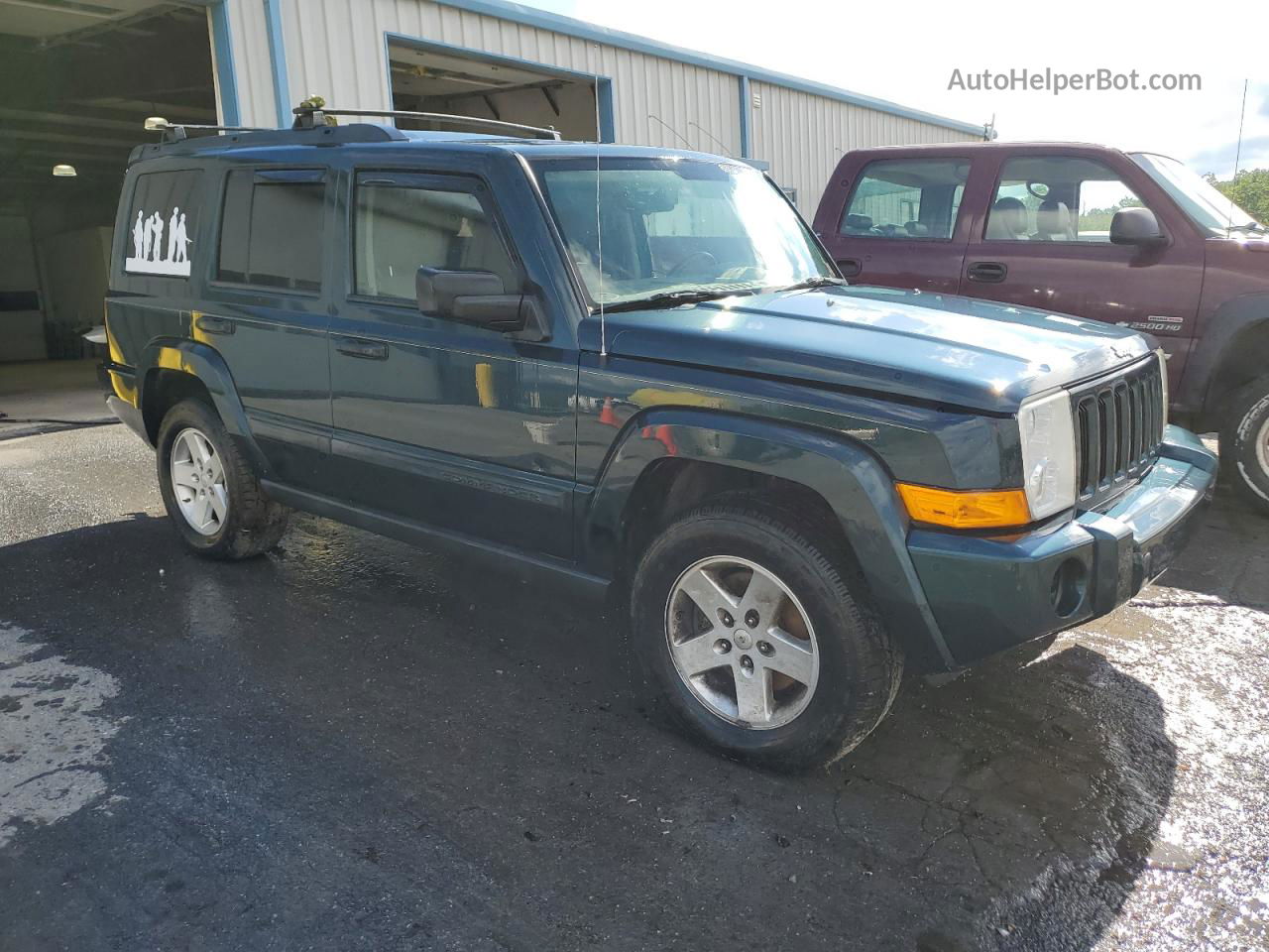 2006 Jeep Commander  Teal vin: 1J8HG48N86C129707