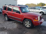 2006 Jeep Commander  Red vin: 1J8HG48N86C210688