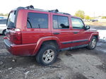 2006 Jeep Commander  Red vin: 1J8HG48N86C210688