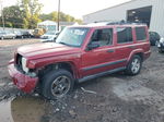 2006 Jeep Commander  Red vin: 1J8HG48N86C210688