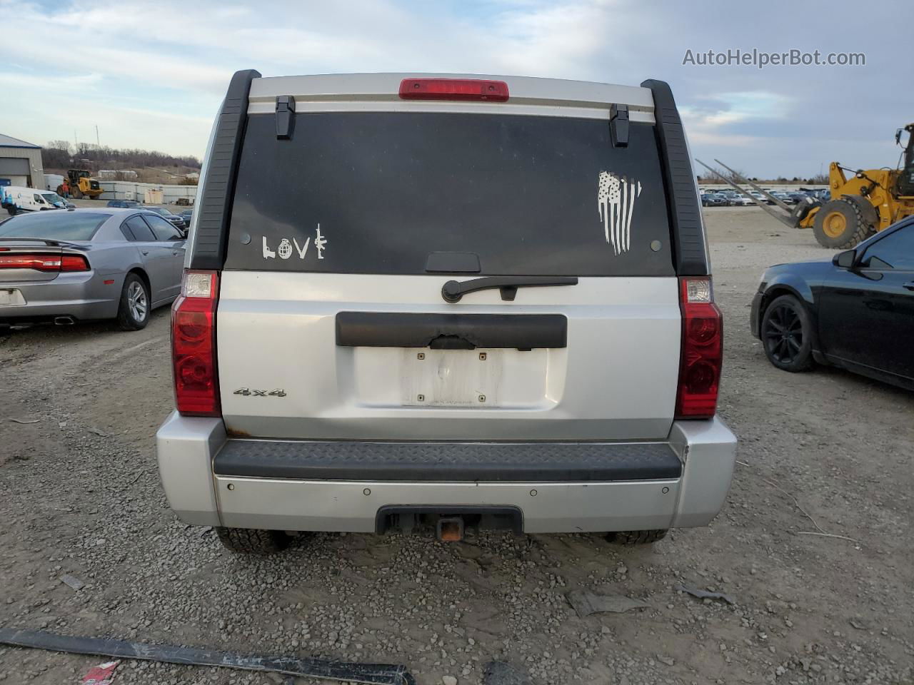 2006 Jeep Commander  Silver vin: 1J8HG48N96C104282