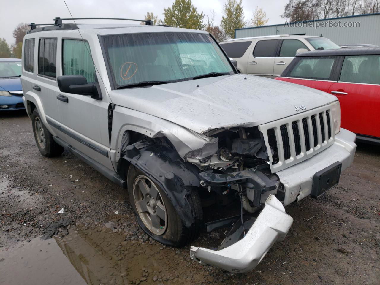 2006 Jeep Commander  Серебряный vin: 1J8HG48NX6C125223