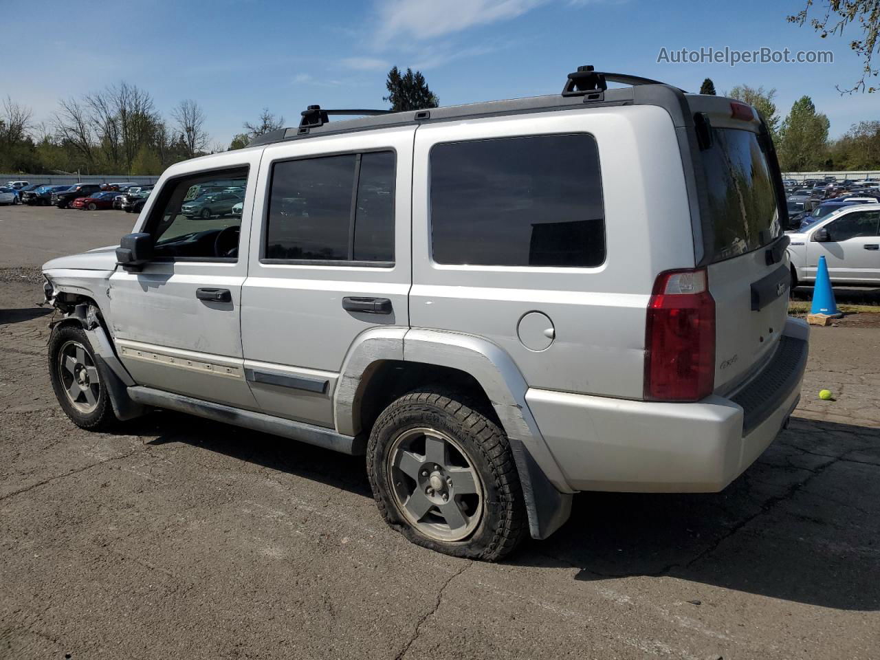 2006 Jeep Commander  Silver vin: 1J8HG48NX6C210868