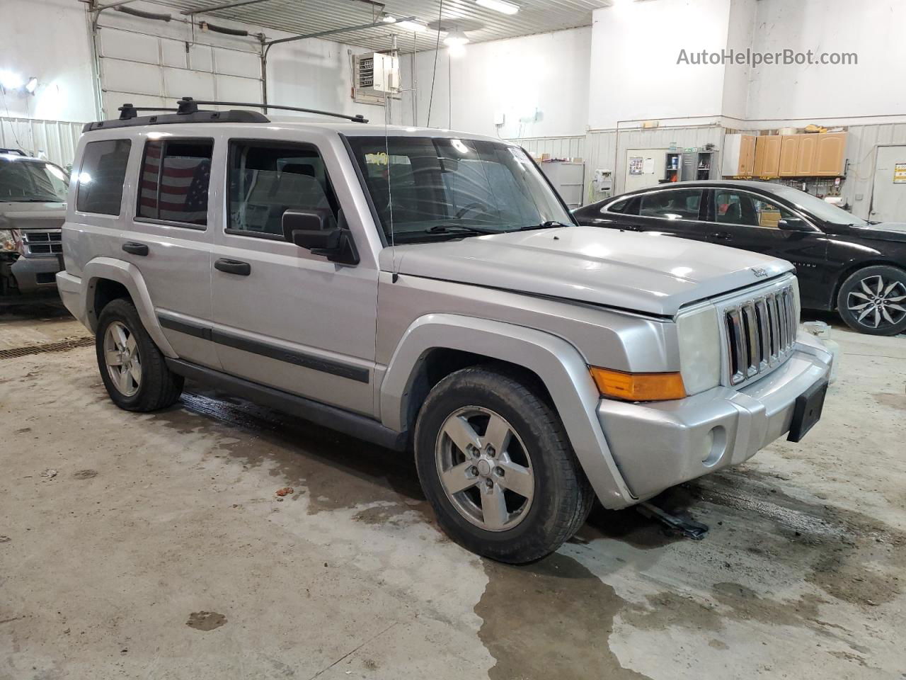 2006 Jeep Commander  Silver vin: 1J8HG48NX6C237696